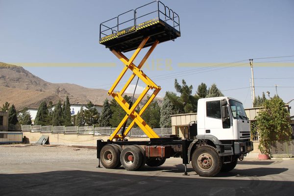 بالابر کامیونی آکاردئونی تونل